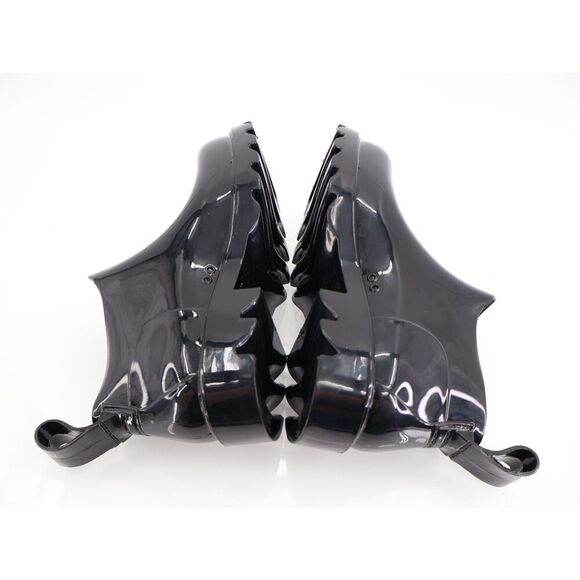 Free People High Street Water Resistant Rain Boot Black Size 37 6 Rubber Slip On - Picture 4 of 11